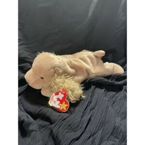 Ty Beanie Baby Spunky the Cocker Spaniel Dog, NWT